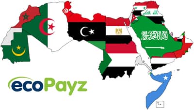 الدول العربية التي تدعم استخدام ايكوبيز ecoPayz